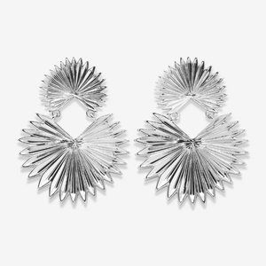 Bryan Anthonys Breathe Statement Earrings - Silver